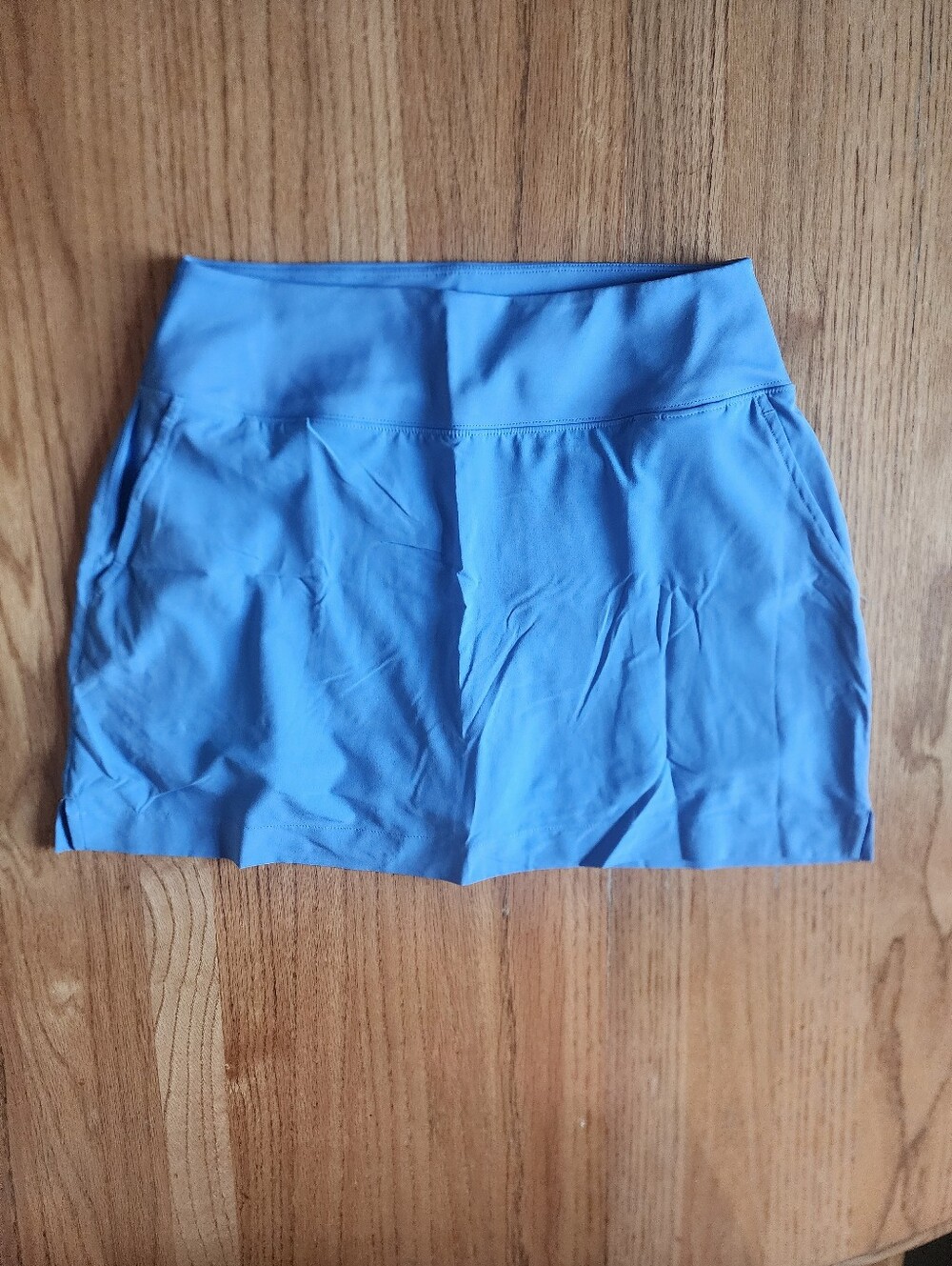 Puma Women's Solid Blue Golf Tennis Sportswear Activewear Mini Skort Small S